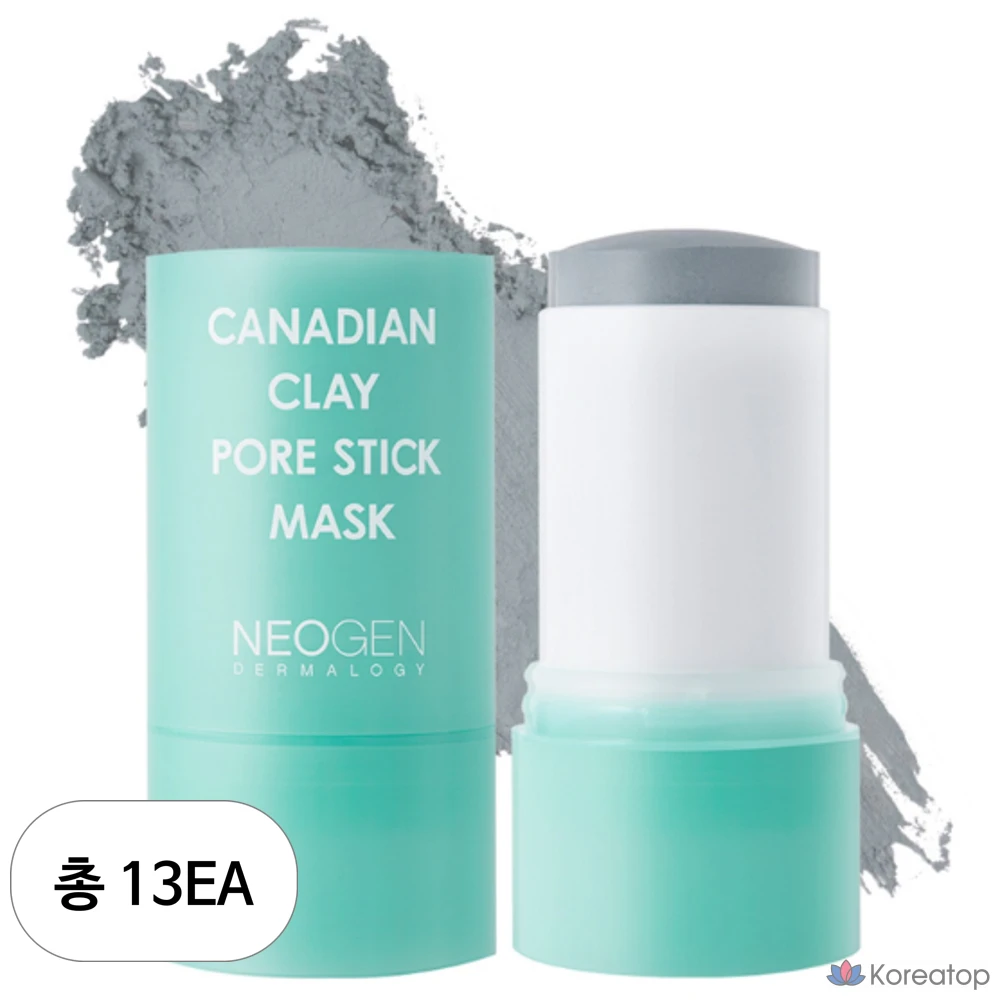Маска-стик для сужения пор Neogen из канадской глины, 28 г, 1 упаковка, 13 штук.