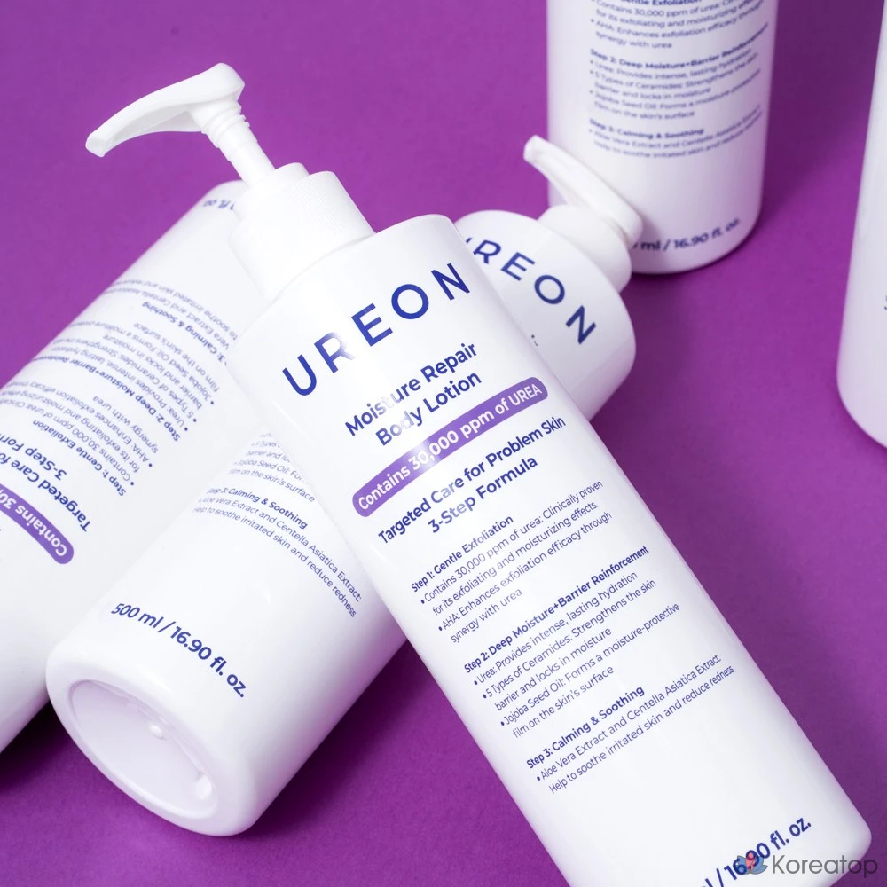 Лосьон для тела Urea Moisture Repair для проблемной кожи, кожи с мурашками, «змеиной кожей», отмершими клетками и расширенными порами, 1 шт., 500 мл.