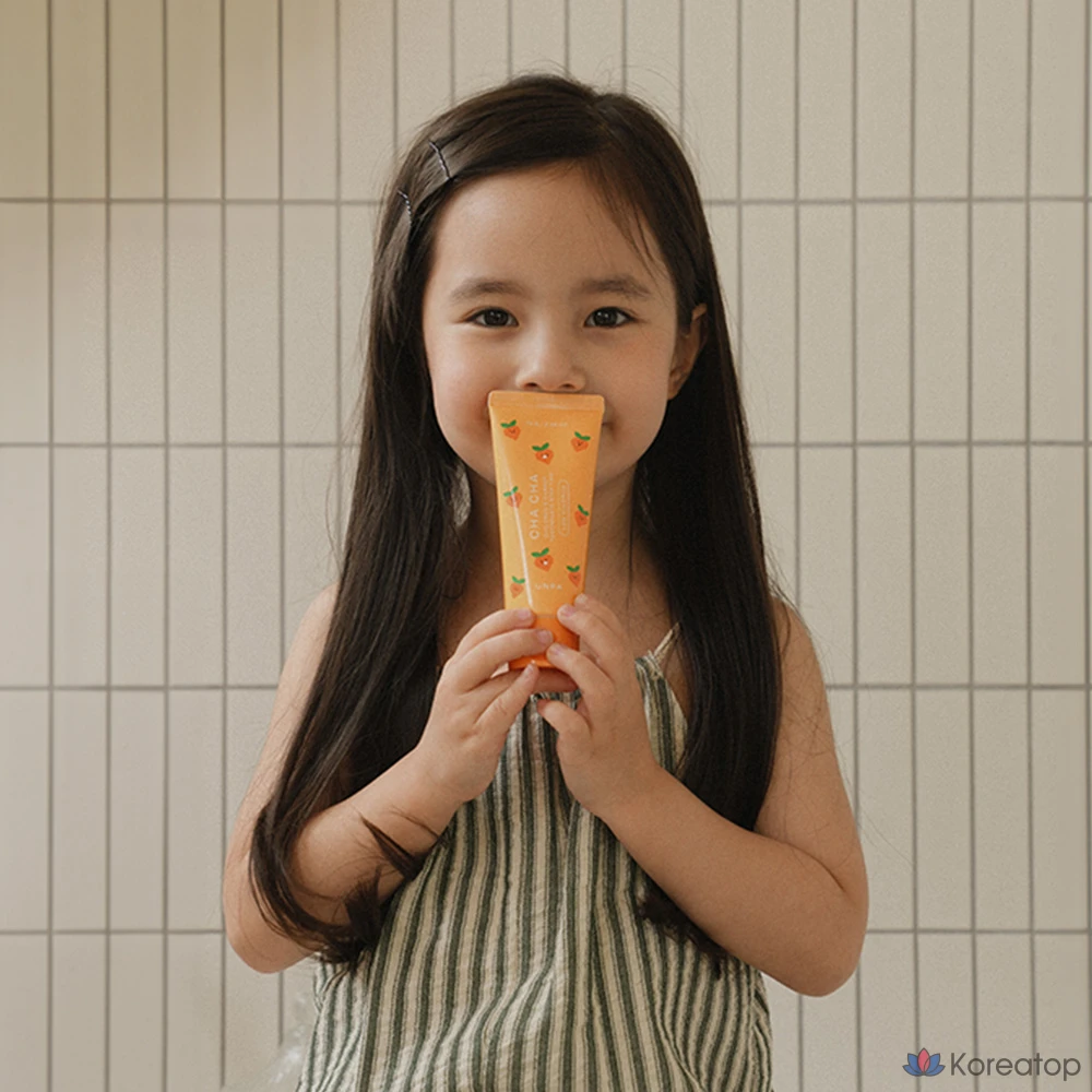 Зубная паста UNPA Cha Cha Kids Carrot Low Fluoride, 75 г, 1 шт.