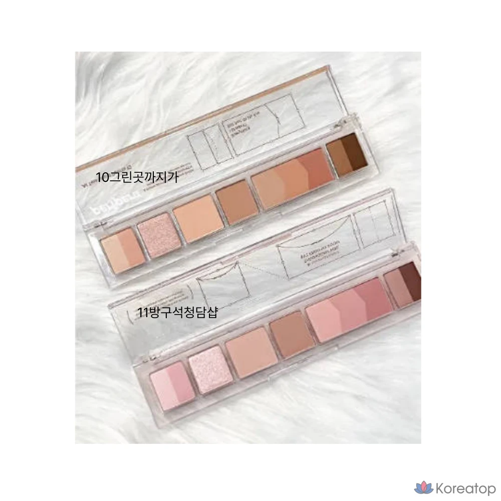 Peripera Alltake Mood Palette 10 Green Gotkkaega, 1 шт.