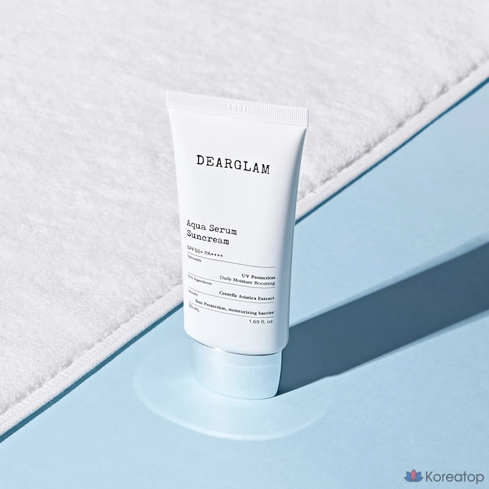 Солнцезащитная сыворотка DEARGLAM Aqua Serum, 50 мл, 1 шт.