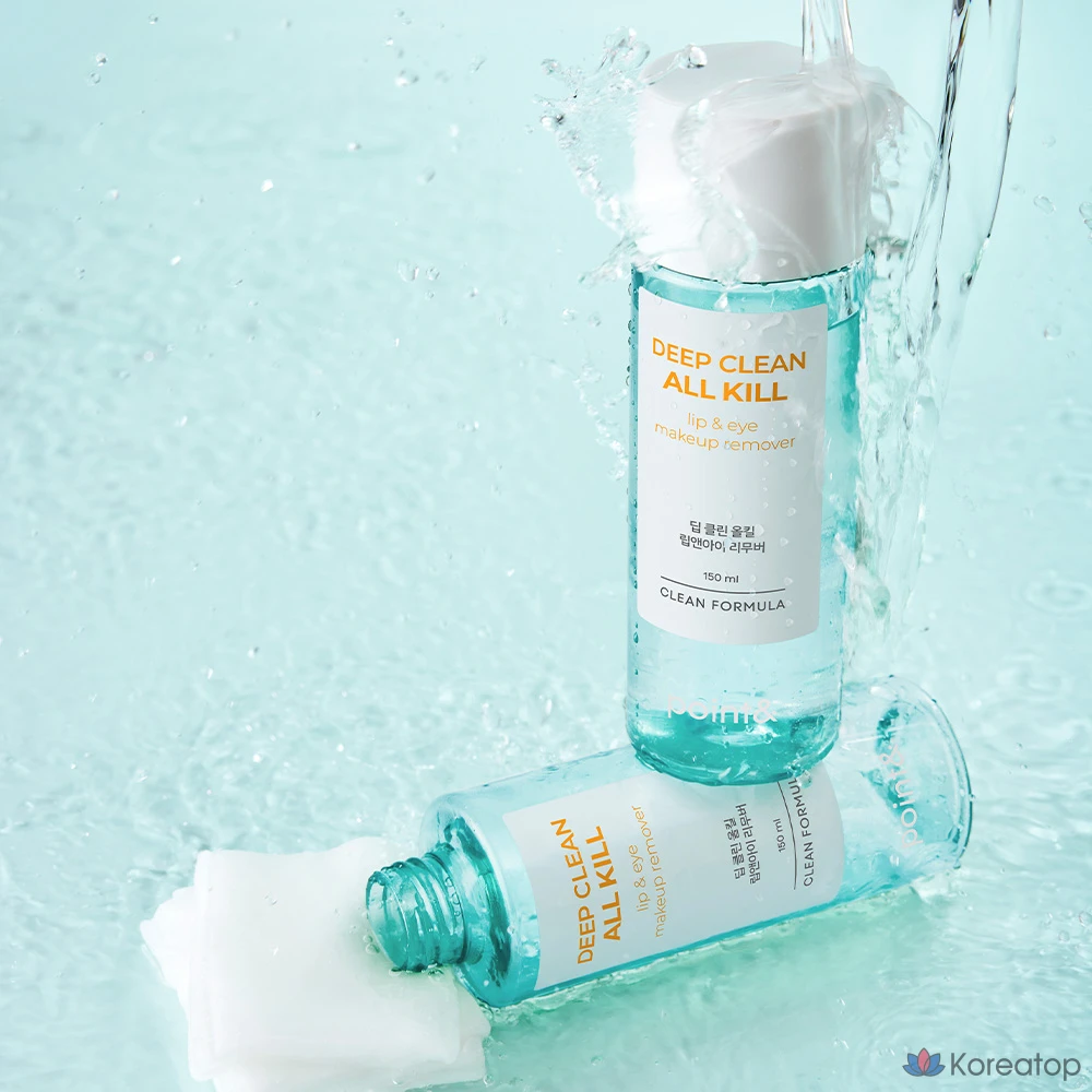 Средство для снятия макияжа с губ и глаз Point&amp; Deep Clean All-Kill, 150 мл, 1 шт.