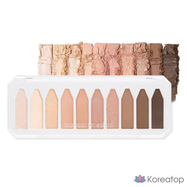 Палетка теней Too Cool for School Protoge, оттенок 01 персиковый, 1 шт.