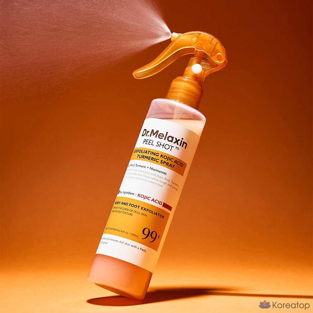 Пилинг Dr. Melaxin Peel Shot Kojic Acid Turmeric Spray, 200 мл, 1 шт.