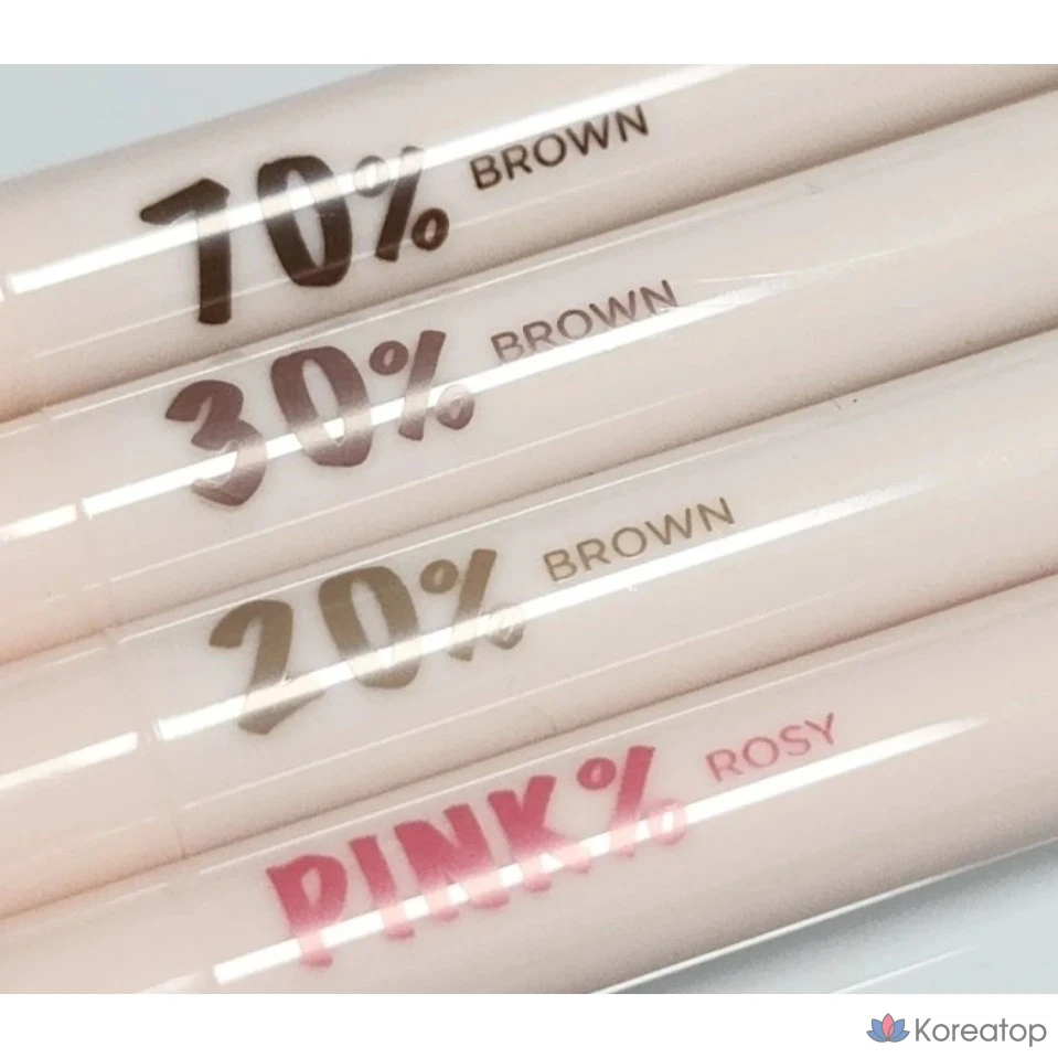 Подводка для глаз Colorgram Shading Creation Liner, 4 вида: создание эффекта «эгё-саль», удлинение века, растушевка, прорезь в нижнем и заднем уголках глаз, создание уголков губ, добавление очертаний, № 1, 20% растушевка, 1 шт.