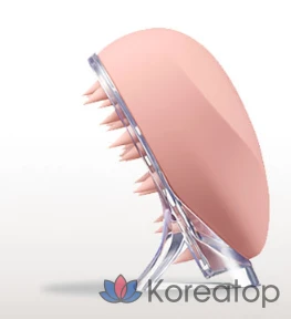 Расческа-щетка для волос ReFa Heart Brush for Scalp, оттенок Matte Rose, 1 шт., фото 7