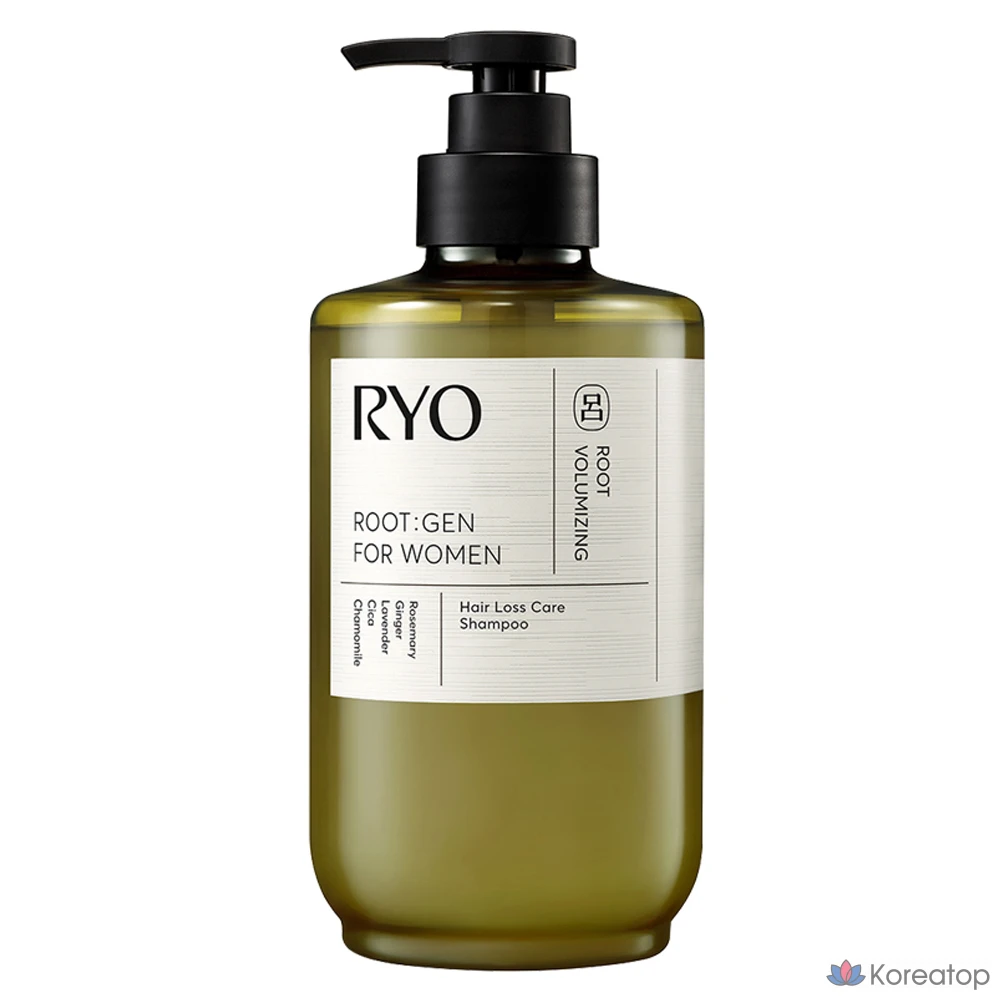 Шампунь Ryo Rootzen для лечения выпадения волос у женщин, 1 шт., 353 мл