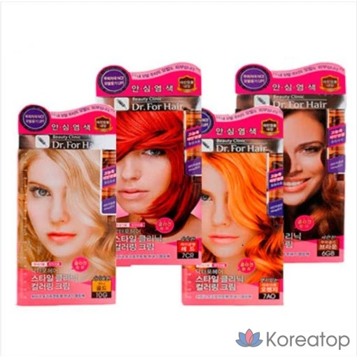 Окрашивающий крем для волос Mediheal Doctor For Hair Style Clinic, 120 г, 1 шт., 7AO (абрикосово-апельсиновый)