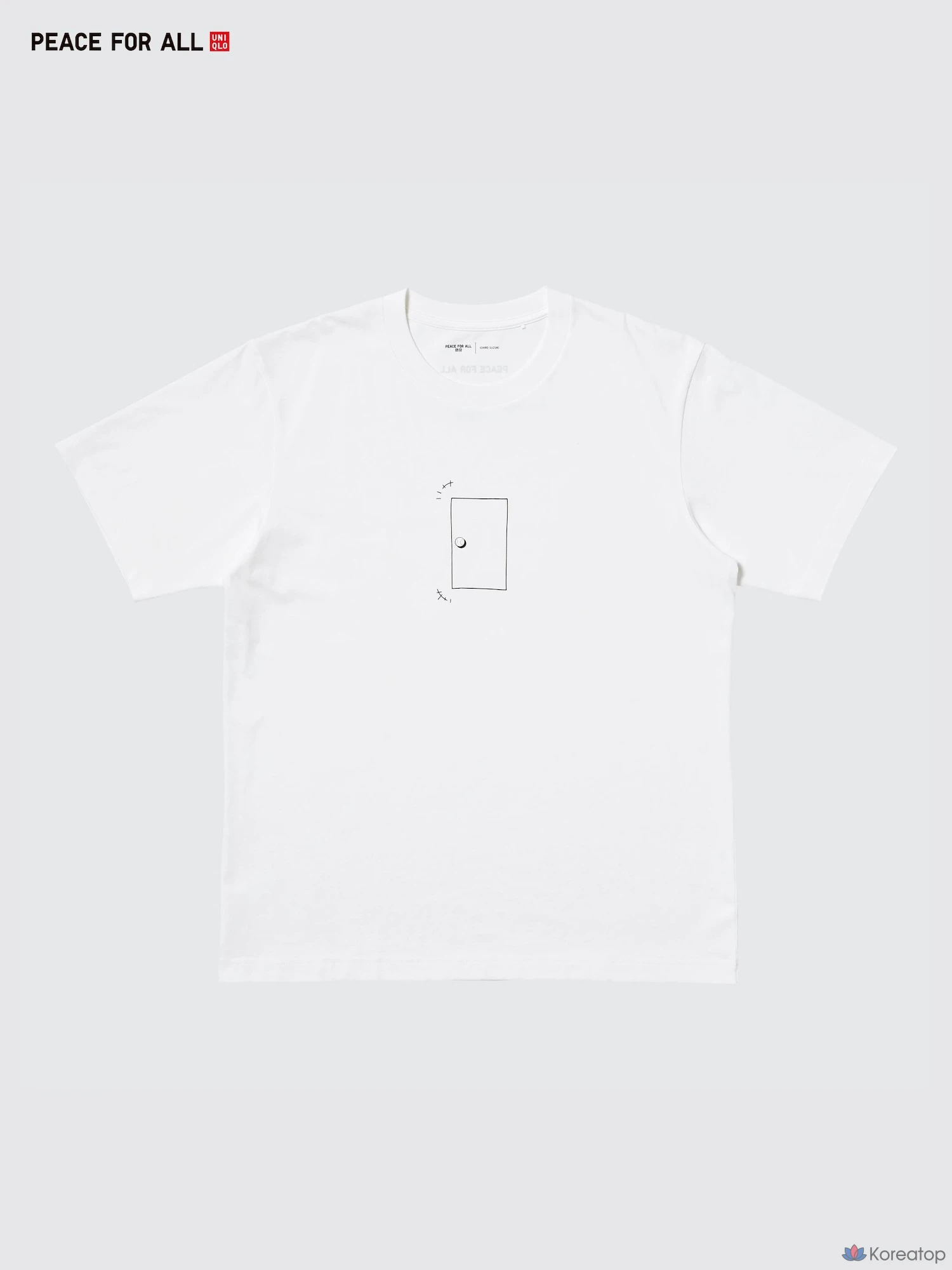 Футболка Uniqlo PEACE FOR ALL Graphic T-Shirt Regular Fit Ichiro Suzuki