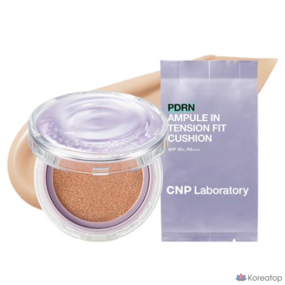 CNP Cha & Park PDRN Ампула Intension Fit Cushion 15 г + сменный блок 15 г, 1 шт., № 23, натуральный бежевый