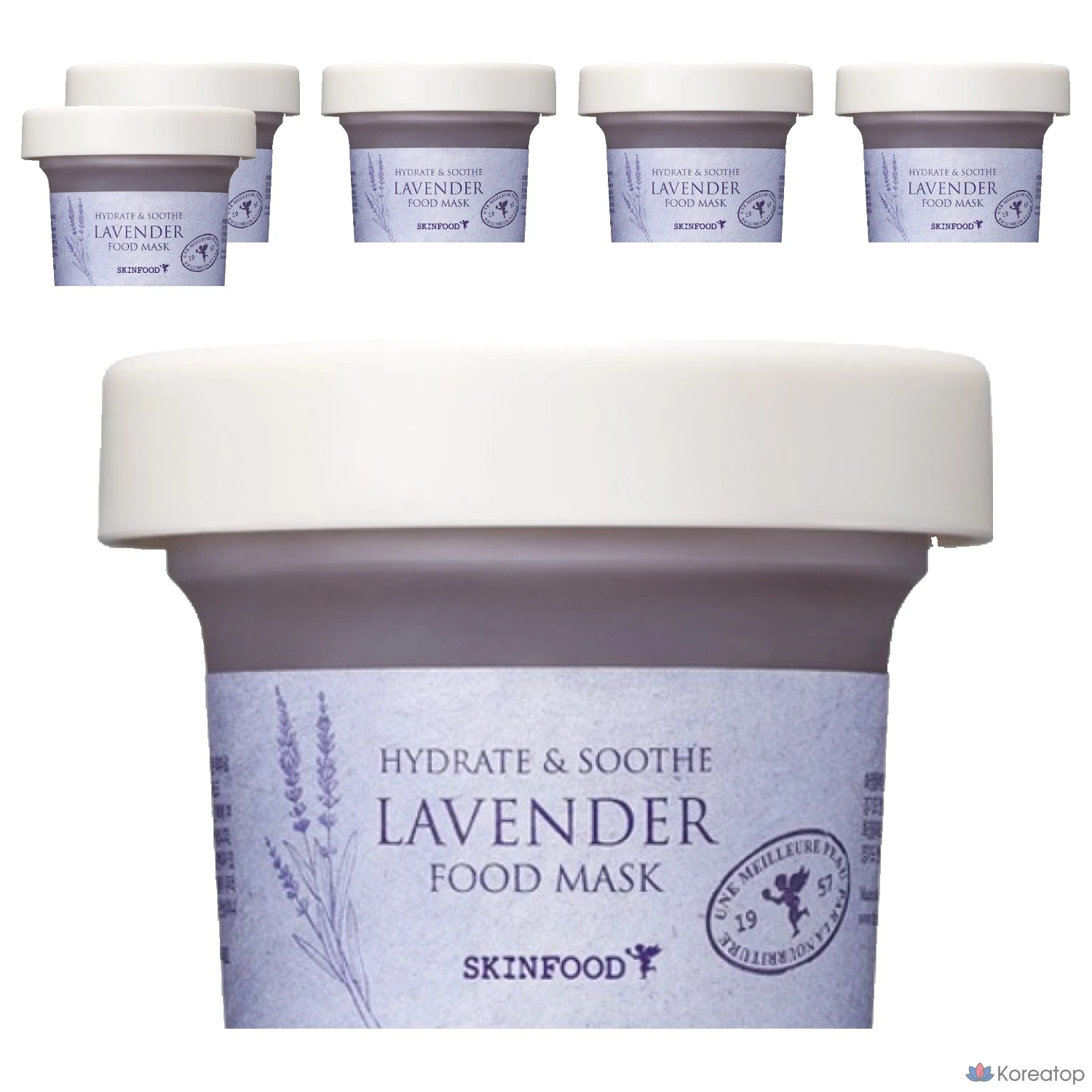 Маска для лица Skinfood с лавандой, 120 г, 1 упаковка, 6 упаковок