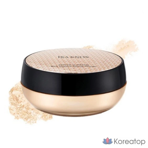 Пудра для лица Isa Knox Cover Supreme Rich Essence Setting Powder, оттенок 21 BEIGE (Light Beige), 30 г, 1 шт.