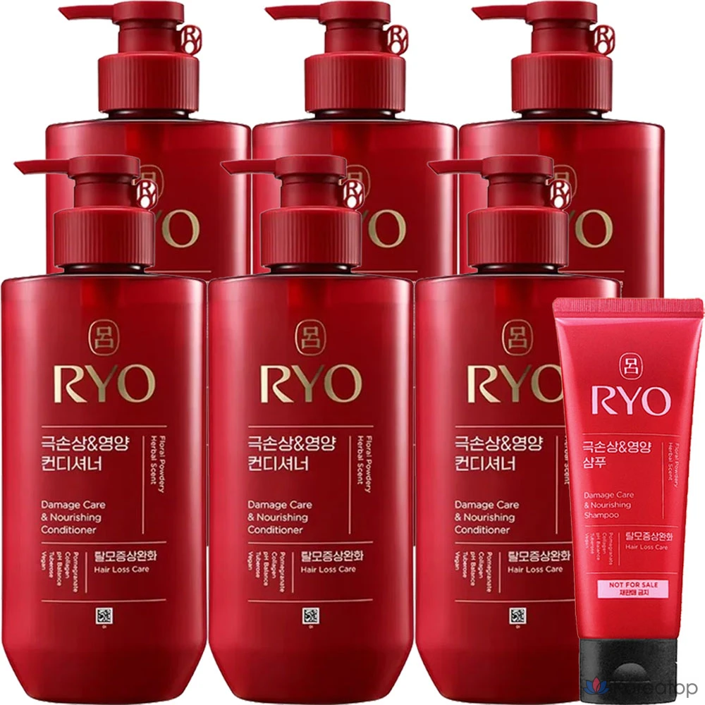 Кондиционер для волос Ryo Hambit Extreme Damage Nutrition Care 480 мл, 6 шт., 480 мл