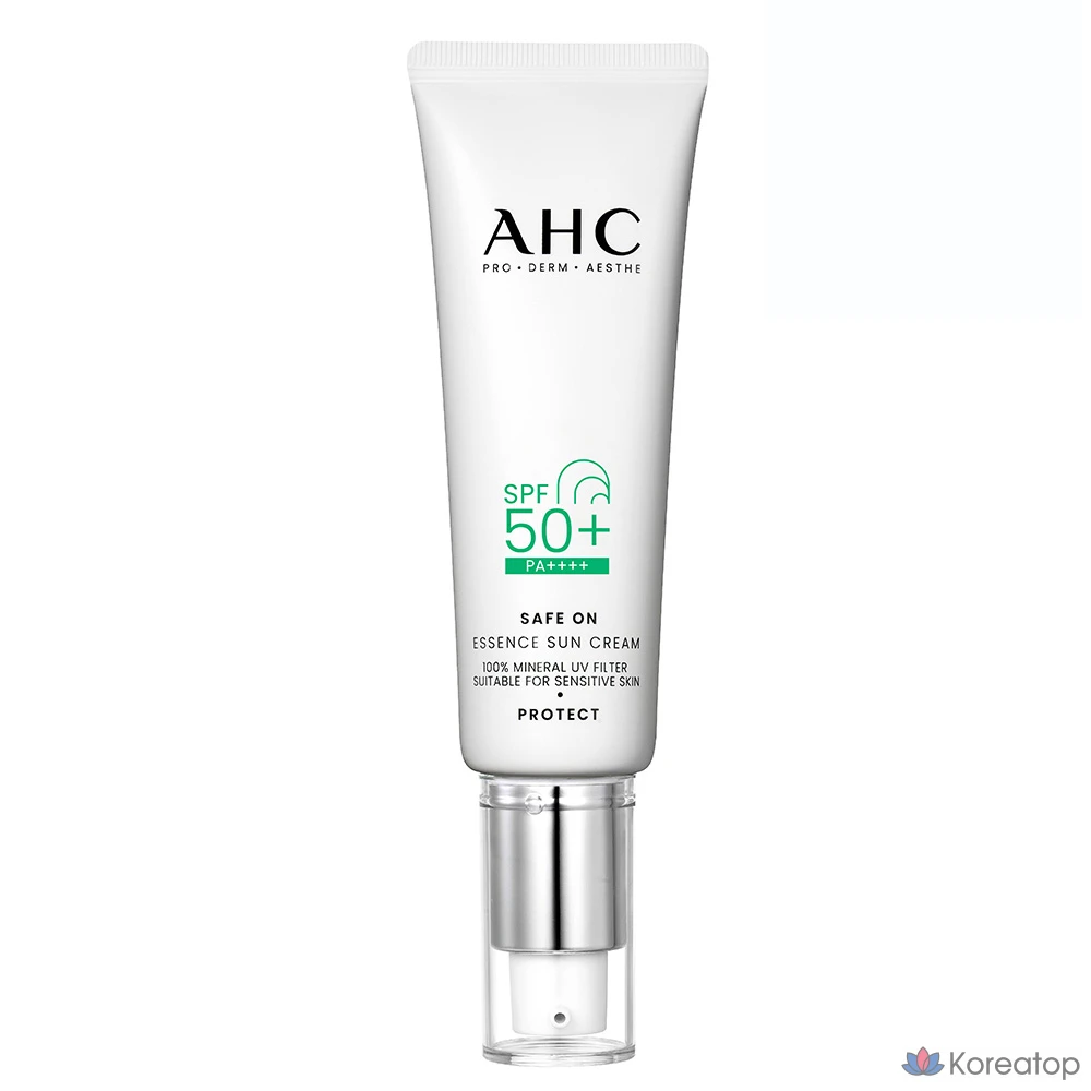 Солнцезащитная эссенция AHC Safe On SPF50+ PA++++, 50 мл, 1 шт.