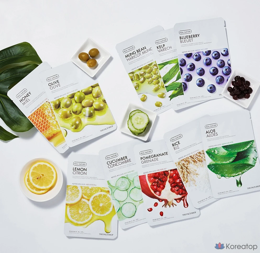 Тканевая маска для лица The Face Shop Real Nature Mask Sheet Honey, 10 шт., фото 4