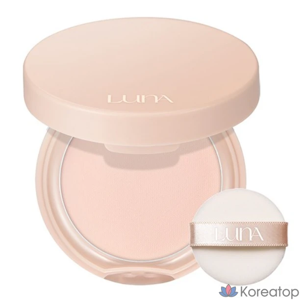 Пудра-фиксатор Luna Fixer Powder Pact 8 г, оттенок 02 Neutral Beige (Peach Tone Up), 1 шт.