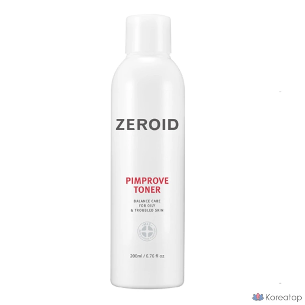 ZEROID крем, лосьон, солнцезащитный крем или очищающее средство, тоник Pimprov, 1 шт., 200 мл.