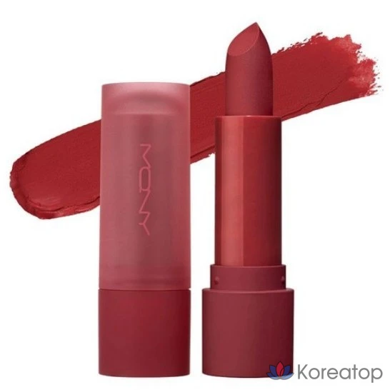 Матовая помада Mqny Powder Matte Lipstick, оттенок 08 Brick Smoke, 3.5 г, 1 шт.
