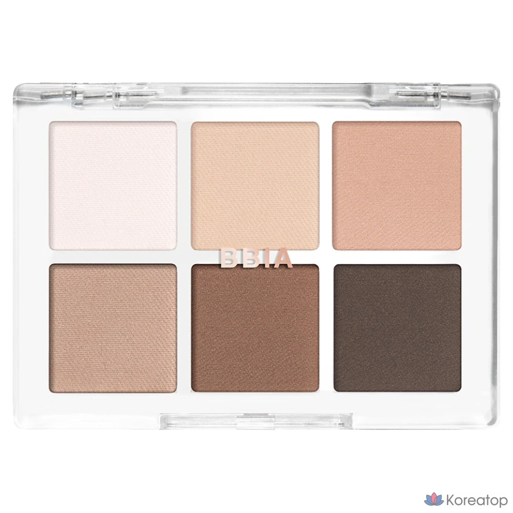 Палетка теней для век BBIA Ready to Wear Eye Palette, оттенок 10 Custom Coffee, 5 г, 1 шт.