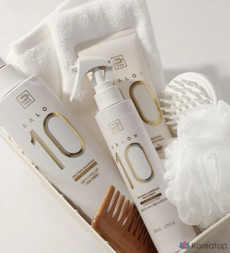 Mise en Scene Salon 10 Протеиновая маска для поврежденных волос, 1 шт., 250 мл