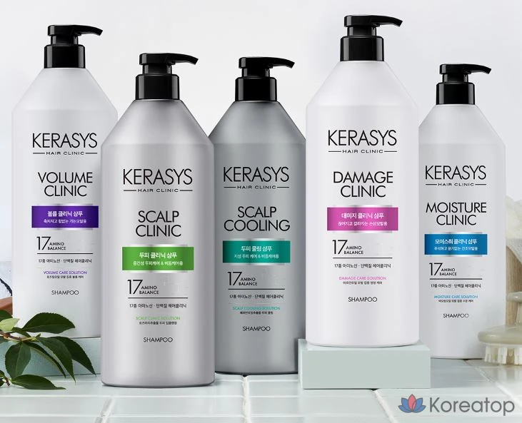 Протеиновый шампунь KeraSys Scalp Clinic, 980 мл, 1 шт., фото 6