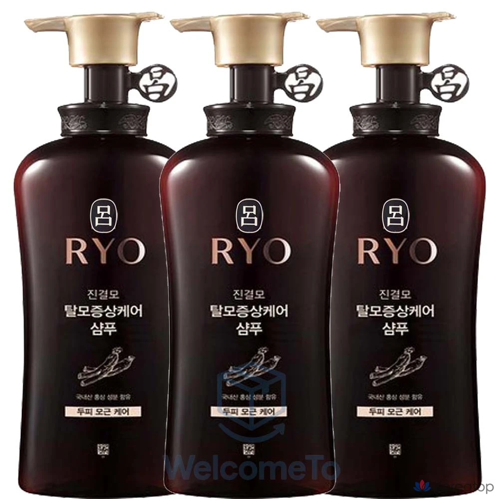 Шампунь для ухода за волосами Ryo Jin Gyeol Mo Scalp Care, 490 мл, 3 шт.