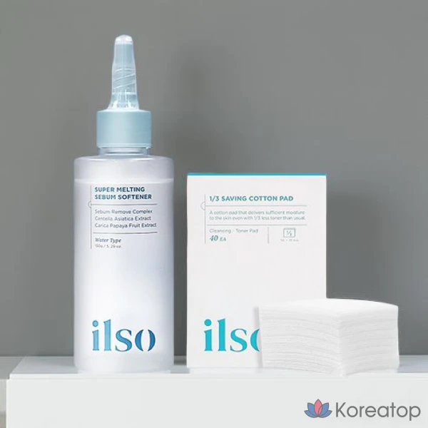 Ilso Super Melting Sebum Softener (40 ватных дисков в комплекте), 1 шт., 150 мл