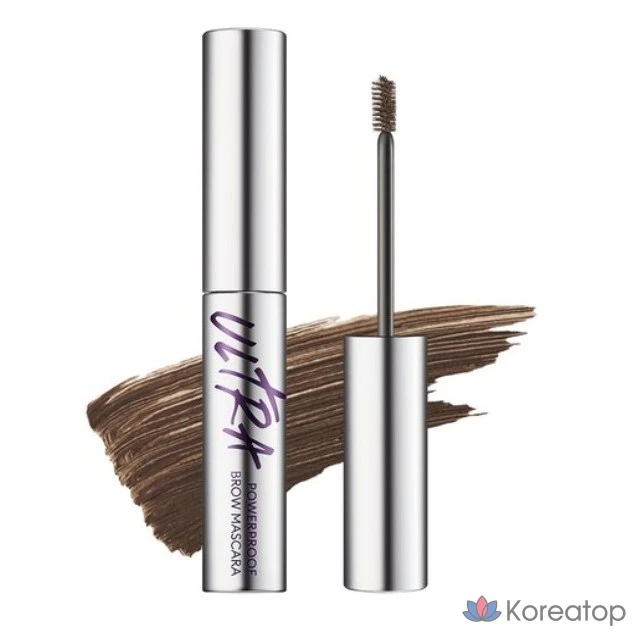 Корректор для бровей Missha Ultra Powerproof Brow Cara, 4 г, темно-коричневый, 1 шт.