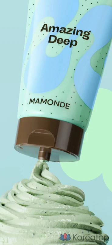Очищающая пенка Mamonde Amazing Deep Mint Charcoal Pack Cleanser, 135 г, 1 шт.