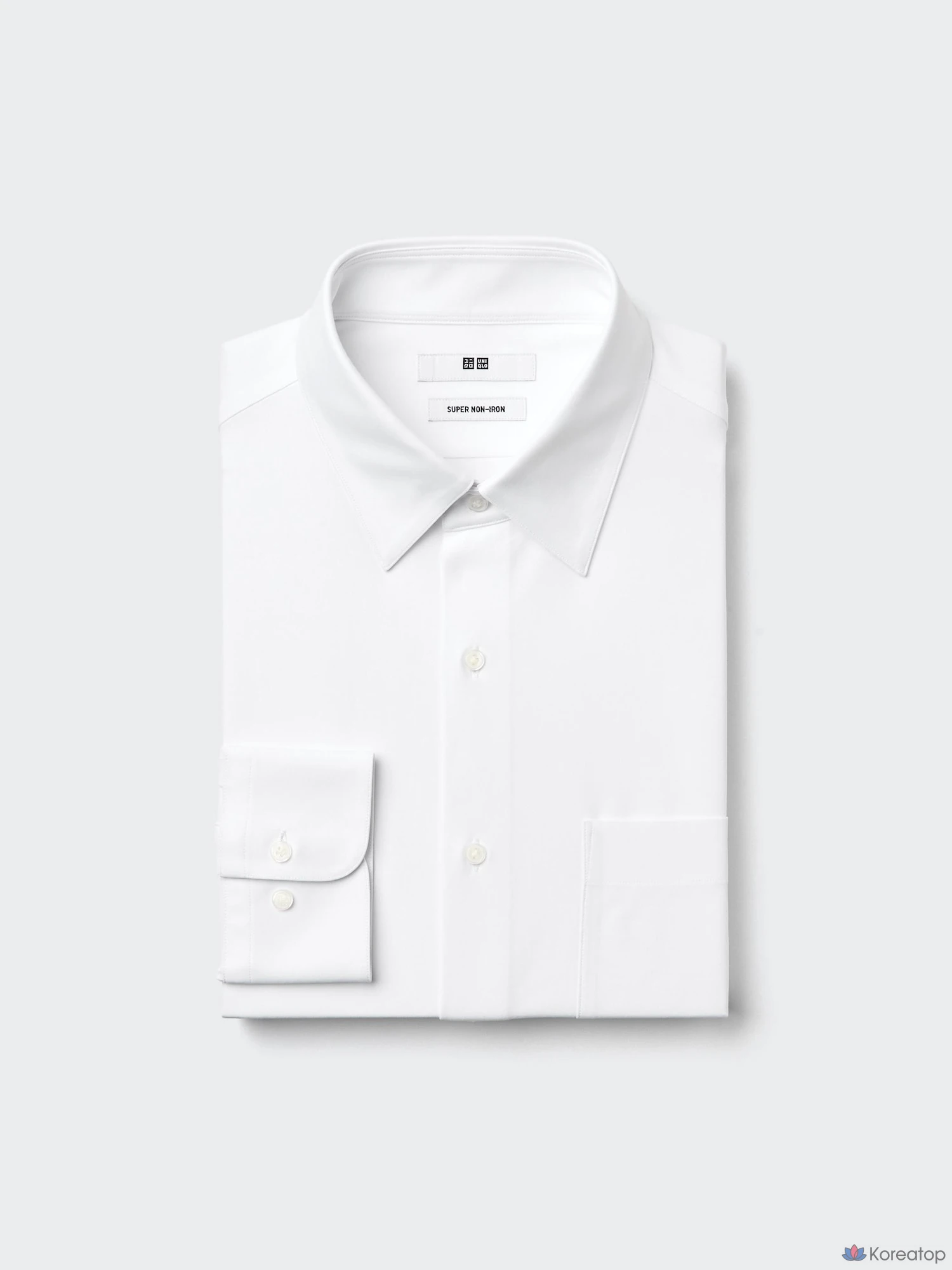 Рубашка Uniqlo Super Non-Iron Stretch Shirt Regular Collar