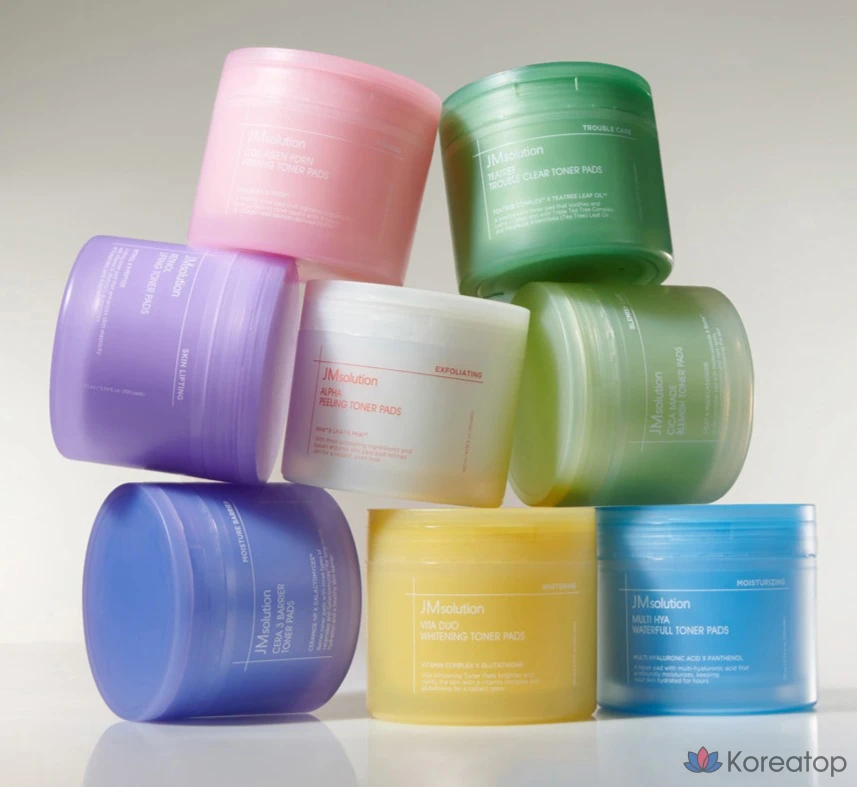 Тонизирующие подушечки для лица JM Solution Multi Hea Waterful, 170 мл, 1 шт., 100 листов