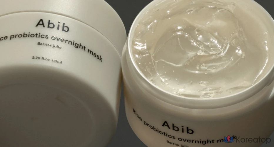 Ночная защитная маска-гель AbiB с рисовыми пробиотиками, 80 мл, 3 шт., фото 6