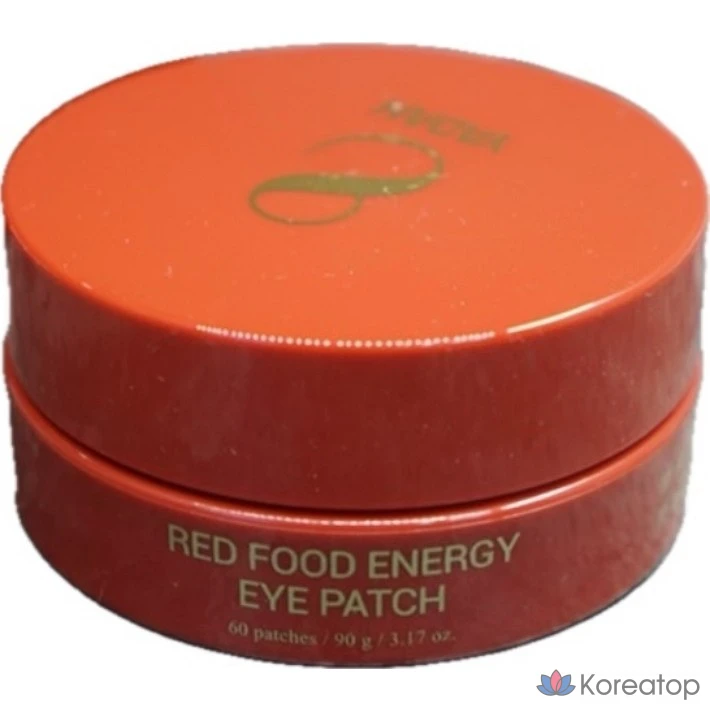 Патчи для глаз Yadah Red Food Energy, 90 г, 1 упаковка, 6 упаковок