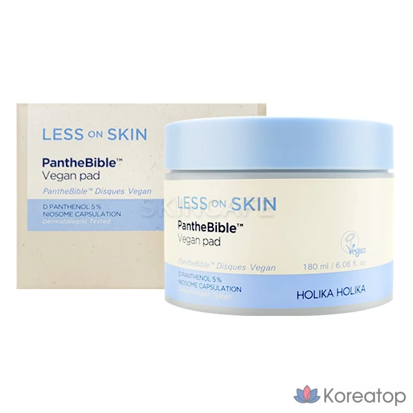 Пэды Holika Holika Lazy Skin Panthebible Vegan Pad, 180 мл, 100 шт.