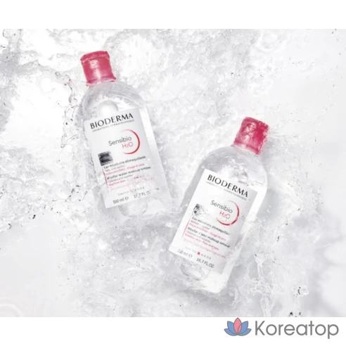 Bioderma Sensibio H2O мицеллярная вода для чувствительной кожи лица 500 мл 2 шт.