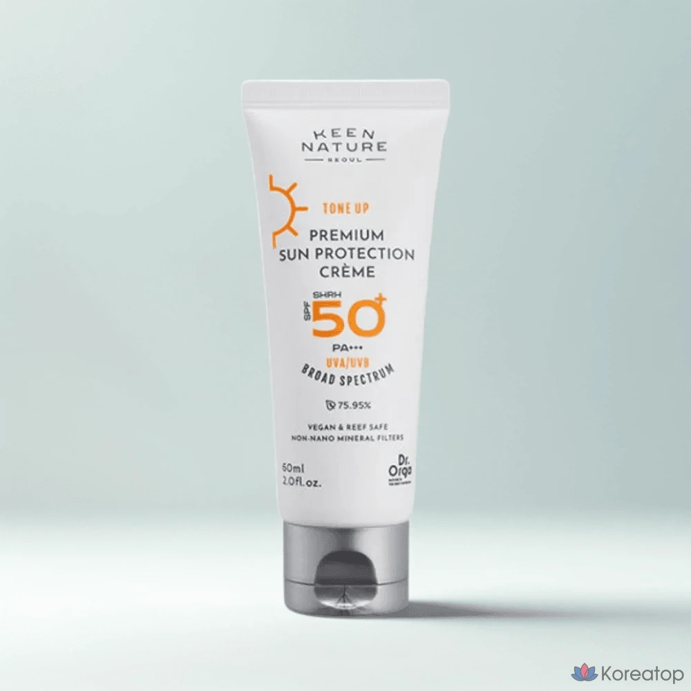 Солнцезащитный минеральный крем Dr. Orga Premium Sun Protection Non-Nano Tone-Up Sunscreen, 60 мл, 1 шт.