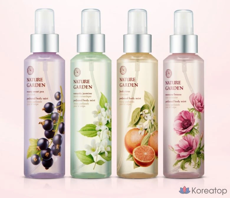 Парфюмерный спрей для тела The Face Shop Nature Garden, свежий цитрус, 1 шт., 155 мл