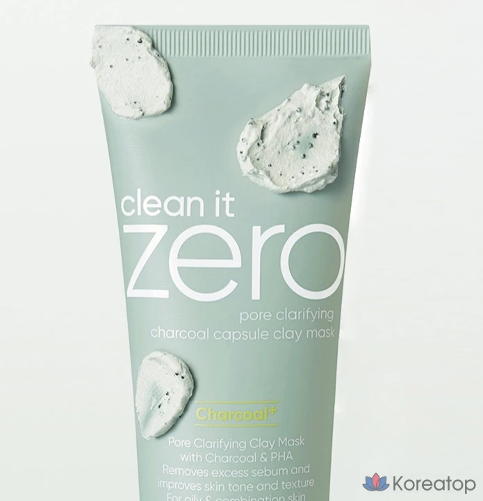 Глиняная маска для лица BANILA CO Clean It Zero Charcoal Capsule Pore Clay Mask, 100 г, 3 шт., фото 2