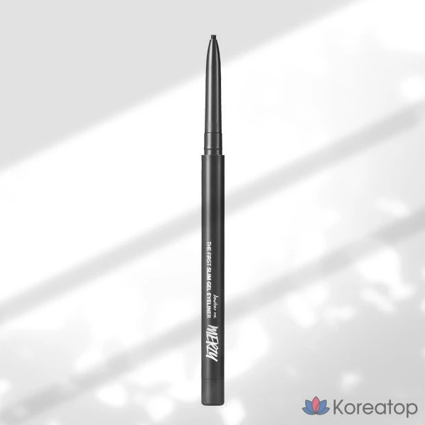 Гелевая подводка для глаз MERZY The First Slim Gel Eyeliner, оттенок Black Spinel GS2, 1 шт.