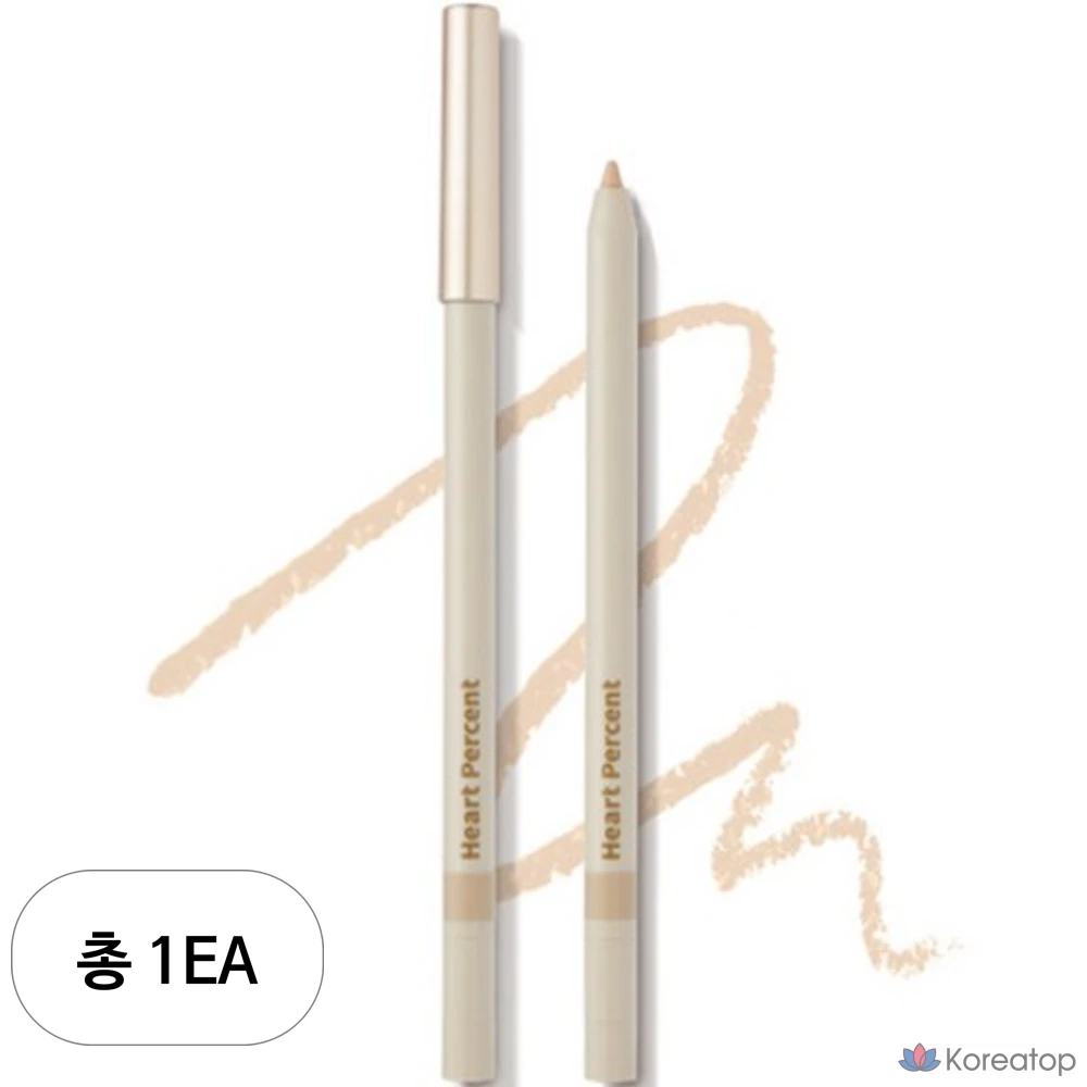 Гелевый карандаш для глаз Heart percent Dot On Mood, №03, светло-бежевый, 1 шт.