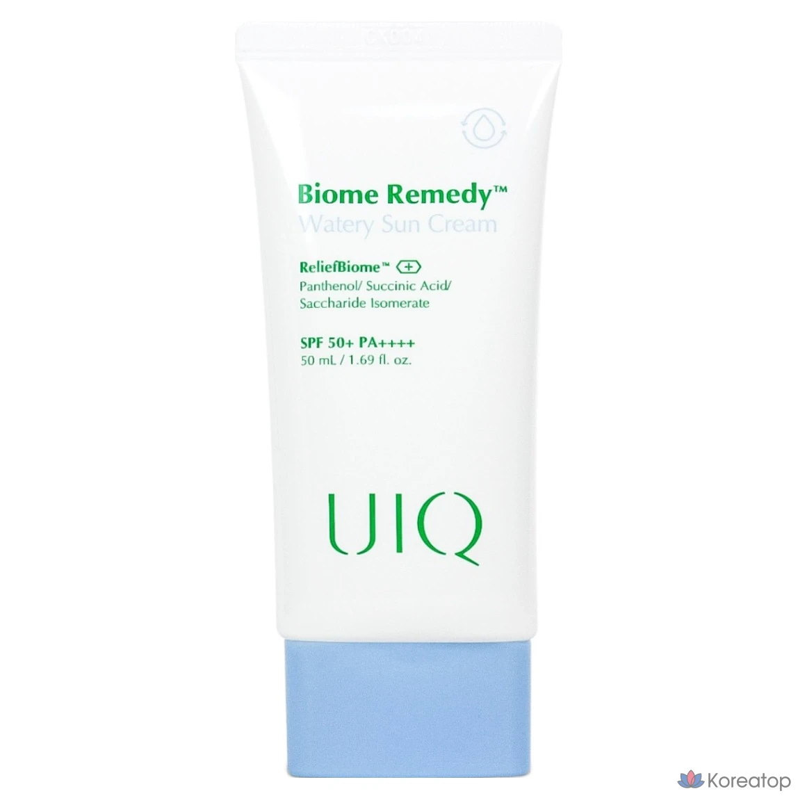 Солнцезащитный крем UIQ Biome Remedy Moisture Sunscreen SPF50+ PA++++, 50 мл, 1 шт.