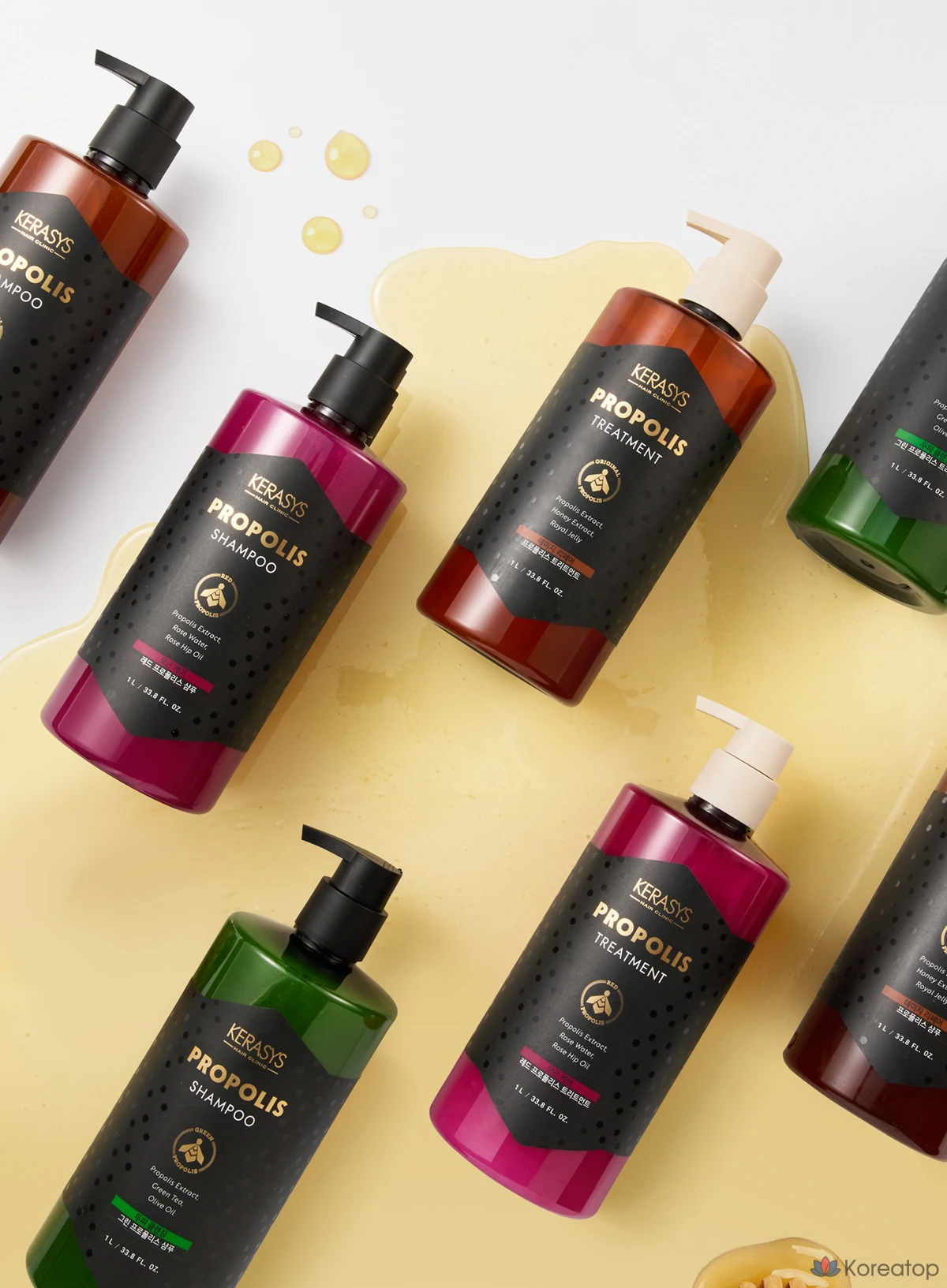 Средство для восстановления повреждений KeraSys Propolis, 1 л, 1 шт.