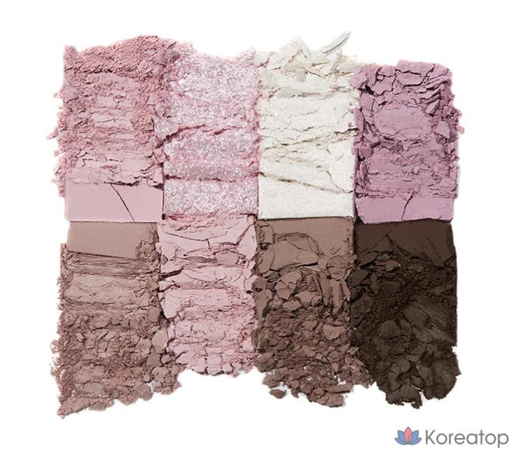 Палетка теней для век Heart Percent Dot On Mood Eye Palette, 07 Cool Muse Facet, 1 шт., фото 2