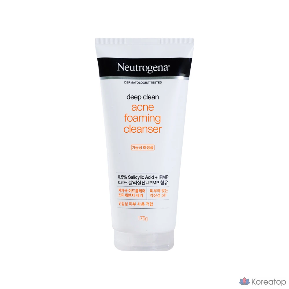 Пенка для умывания Neutrogena Deep Clean Acne Control, 175 г, 1 шт.