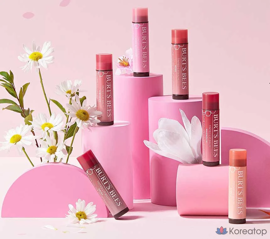 Бальзам для губ Burt's Bees Tinted Lip Balm, оттенок Magnolia, 4.25 г, 1 шт., фото 7