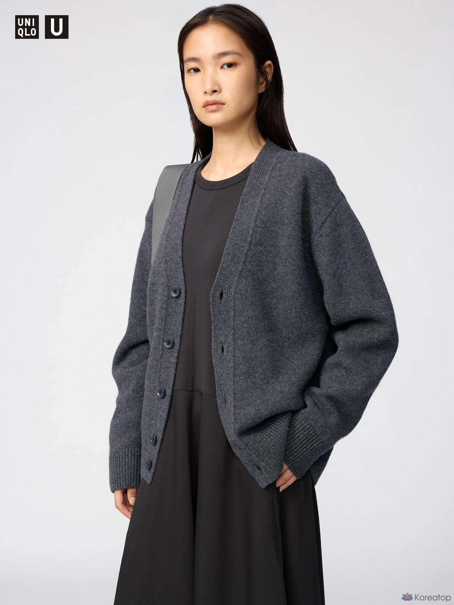 Кардиган Uniqlo Lambswool V-Neck