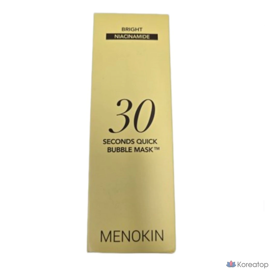 Пенная маска для лица Menokine 30-Second Quick Whitening Radiance Bubble Mask, 95 мл, 2 шт., фото 2