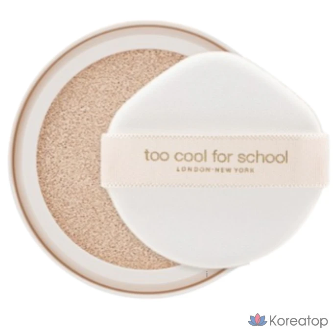 Сменный блок для тонального крема Too Cool For School Fixing Nude Fit Cushion, 12 г, 1 шт., теплый слоновый цвет (2 Вт)