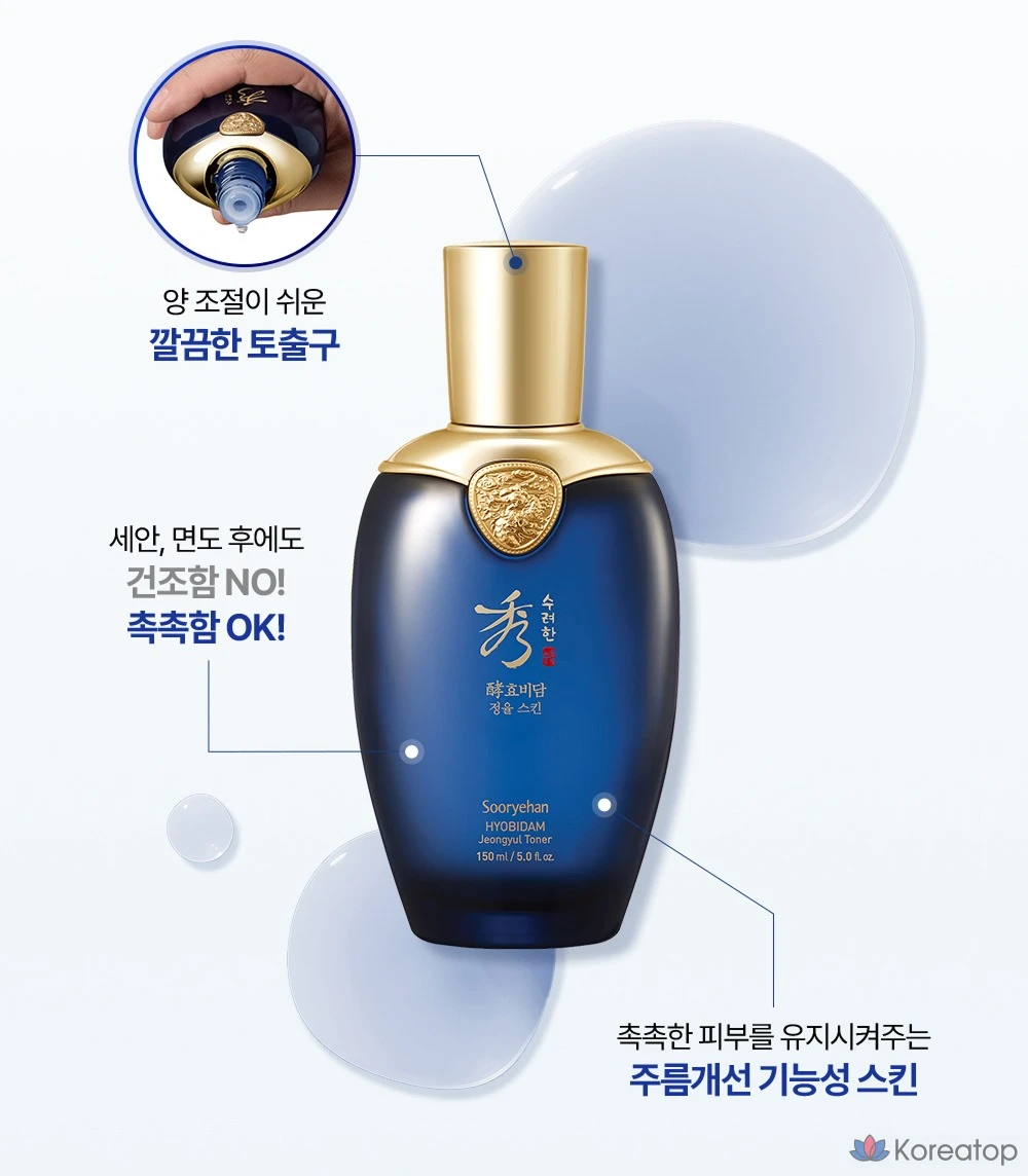 Лосьон Sooryehan Hyobidam Jeongyul Lotion, 130 мл, 1 шт.