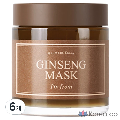 Маска для лица I'm From Ginseng Mask, 120 г, 6 шт.